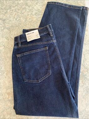 Mode Of One Men's Dark Blue Straight Fit Jeans 32W32L